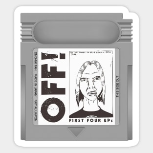 First Four EPs Game Cartridge Sticker